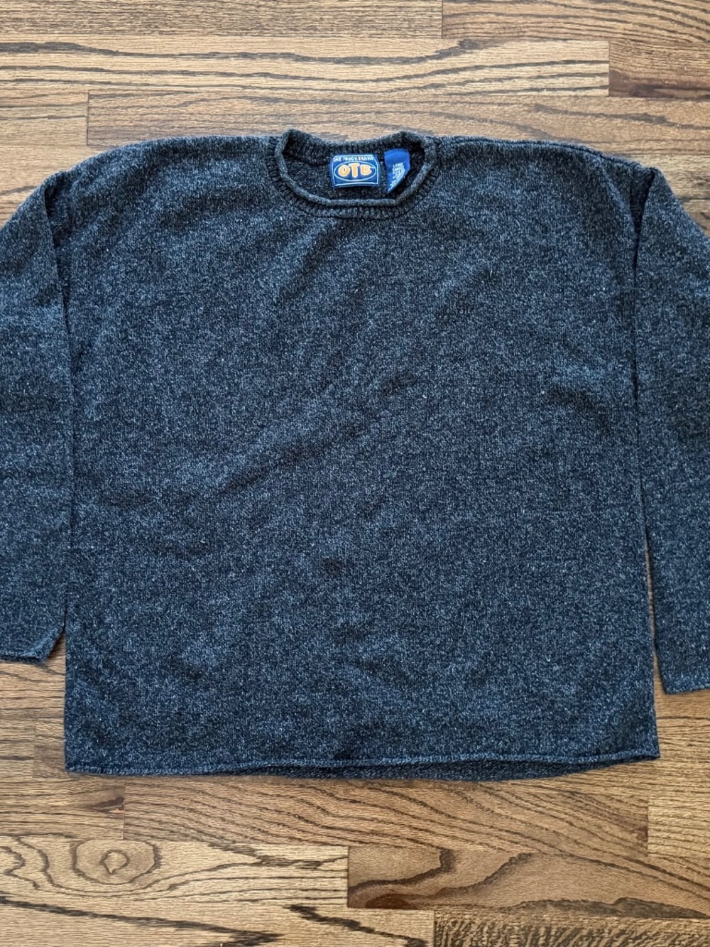 One Tough Brand OTB Men's Gray Crewneck Pullover Knit Sweater Size L